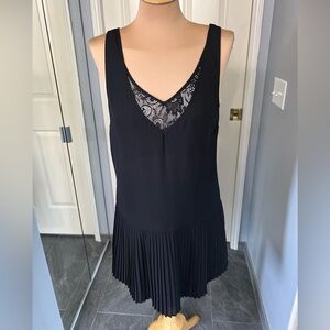 Vero Moda‎ Black Flapper Style Sleeveless Dress Whimsigoth